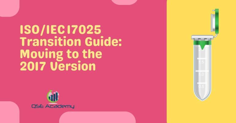 ISOIEC 17025 Transition Guide Moving to the 2017 Version