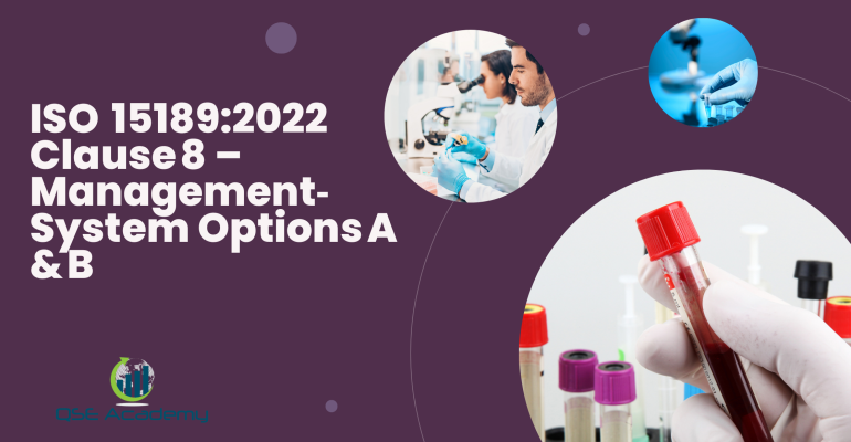 iSO 151892022 Clause 8 – Management‑System Options A & B