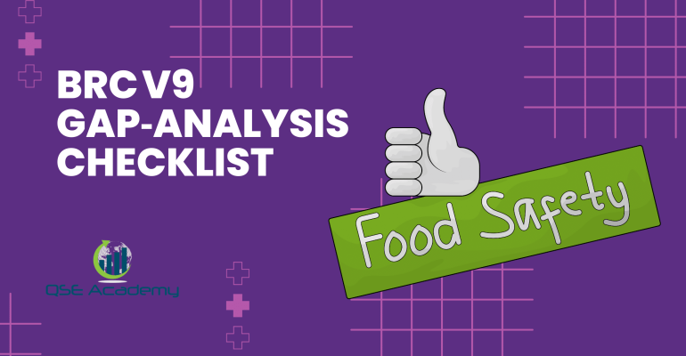 BRC V9 Gap‑Analysis Checklist
