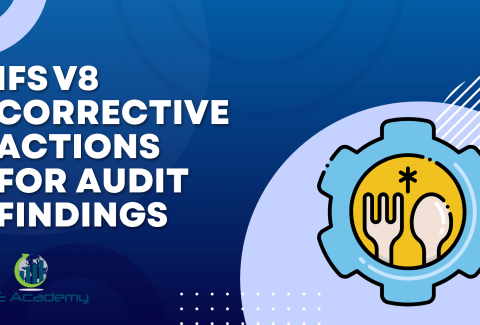 IFS V8 Corrective Actions for Audit Findings