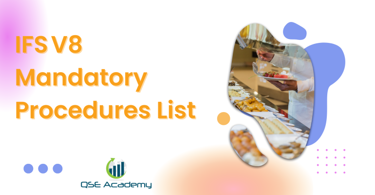 IFS V8 Mandatory Procedures List