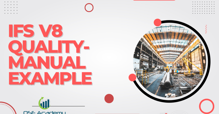 IFS V8 Quality‑Manual Example