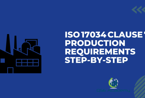 ISO 17034 Clause 7 Production Requirements Step‑by‑Step