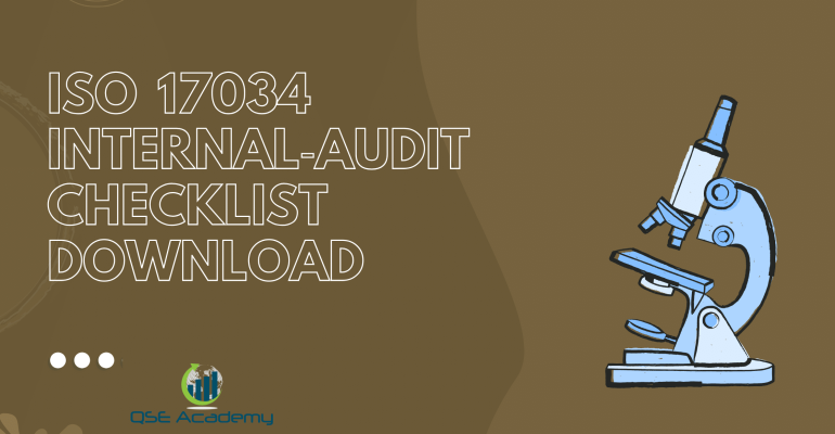 ISO 17034 Internal‑Audit Checklist Download