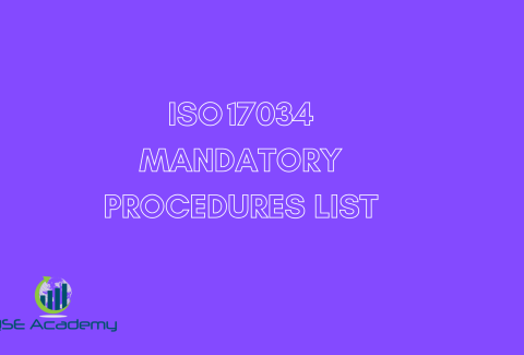 ISO 17034 Mandatory Procedures List