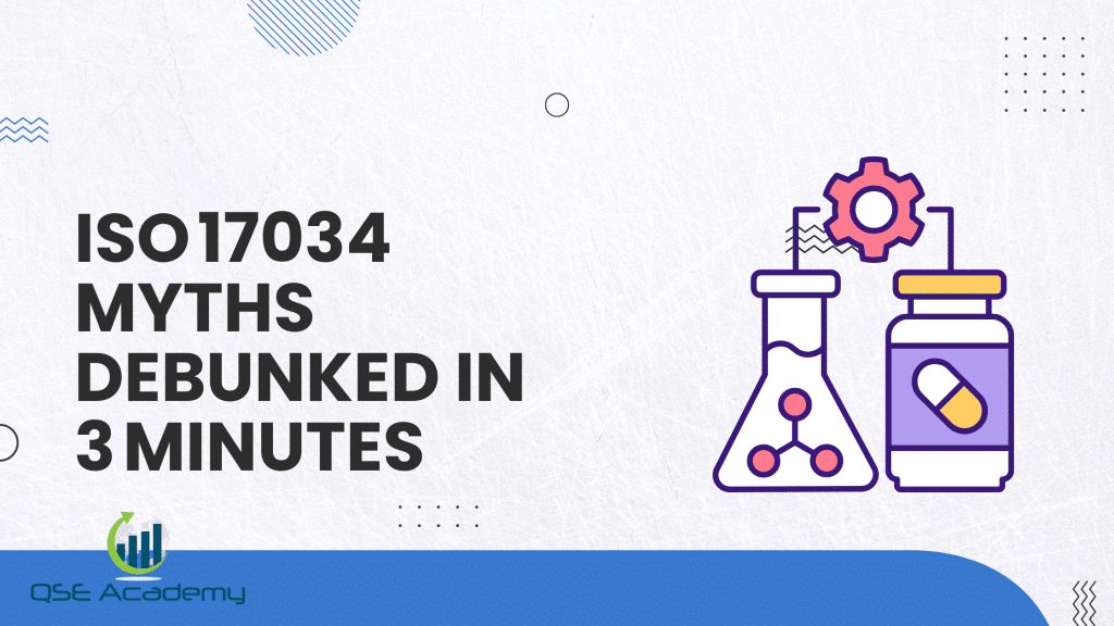 ISO 17034 Myths Debunked in 3 Minutes - Qse academy
