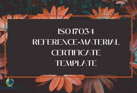 ISO 17034 Reference‑Material Certificate Template
