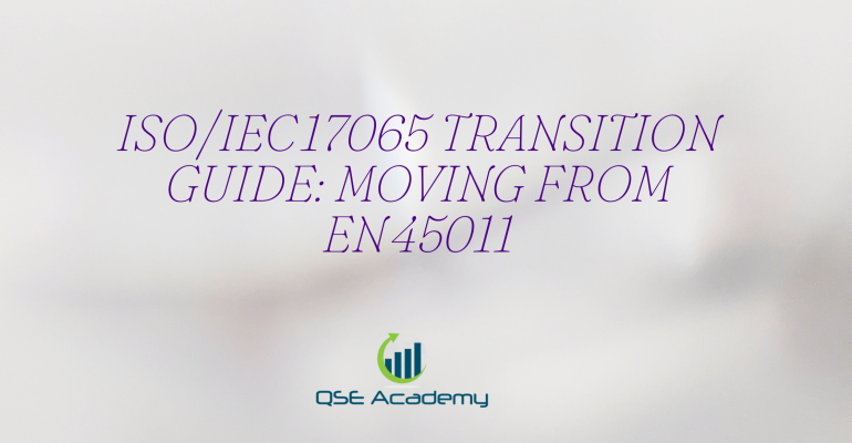 ISOIEC 17065 Transition Guide Moving from EN 45011