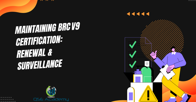 Maintaining BRC V9 Certification Renewal & Surveillance