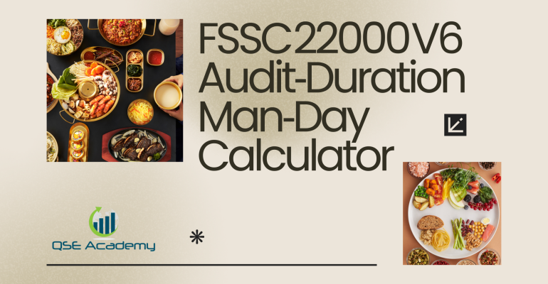 New FSSC 22000 V6 Audit‑Duration Man‑Day Calculator