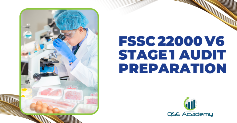 New FSSC 22000 V6 Stage 1 Audit Preparation