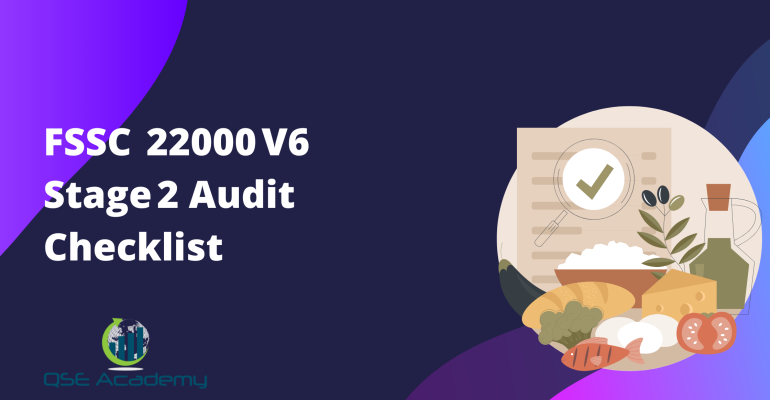 New FSSC 22000 V6 Stage 2 Audit Checklist