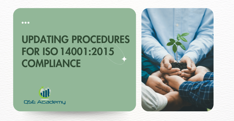 Updating Procedures for ISO 140012015 Compliance