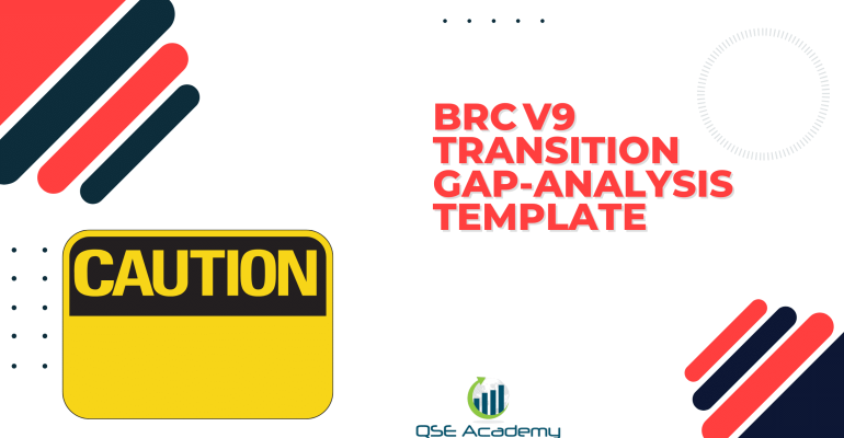 BRC V9 Transition Gap‑Analysis Template