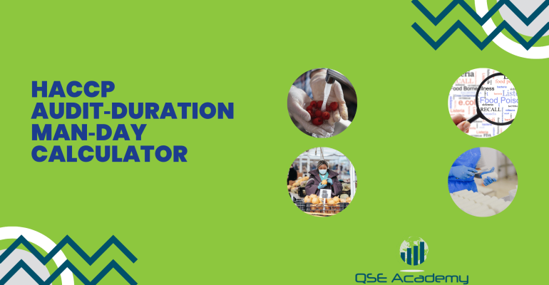 HACCP Audit‑Duration Man‑Day Calculator