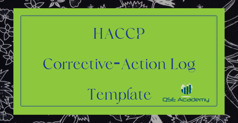 HACCP Corrective‑Action Log Template