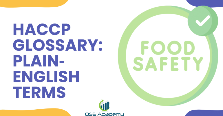 HACCP Glossary Plain‑English Terms