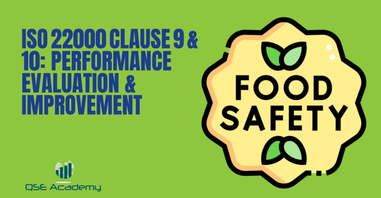 ISO 22000 Clause 9 & 10 Performance Evaluation & Improvement