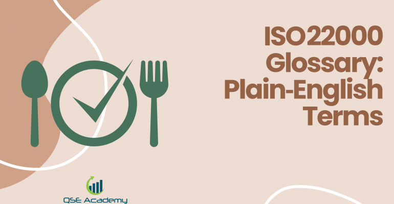 ISO 22000 Glossary Plain‑English Terms