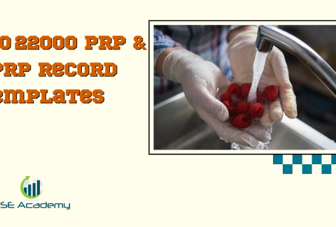 ISO 22000 PRP & OPRP Record Templates