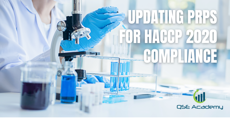 Updating PRPs for HACCP 2020 Compliance