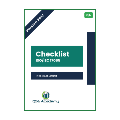ISO/IEC 17065 Internal Audit Checklist